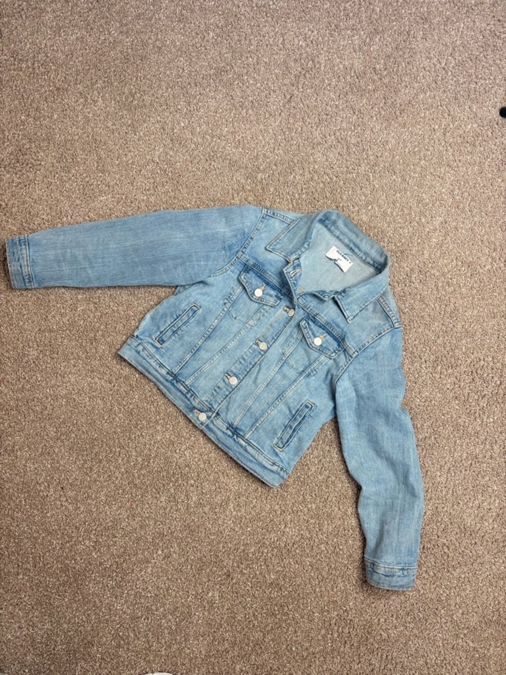 Old Navy Light Wash Blue Kids Denim Jacket